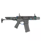 Strike industries 4" Raiders Competition PDW AEG Rifle, GEN-2 - Blue [EMG]
