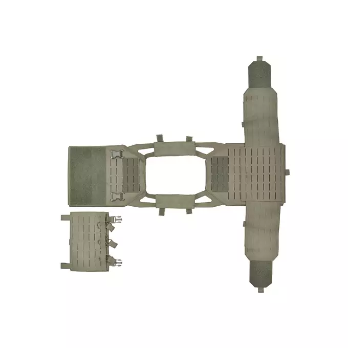 Operator Plate Carrier z ładownicą na magazynki AR15/AK Laser-Cut Buckle Up - Ranger Green [8Fields]