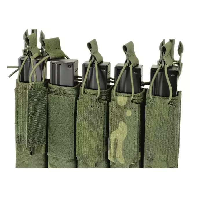 MP5 5-Magazine Pouch, Buckle-Up, Laser-Cut - Multicamo Tropic [8FIELDS]