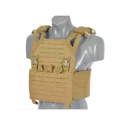 [Zestaw] Kamizelka Operator Plate Carrier Laser-Cut Buckle Up z ładownicą na magazynki AR15/AK - Coyote [8Fields] + Duża ładownica Laser-Cut ogólnego przeznaczenia - Coyote [8FIELDS] + Panel Buckle Up Laser-Cut na 6 magazynków AR15/AK - Coyote [8Fields]
