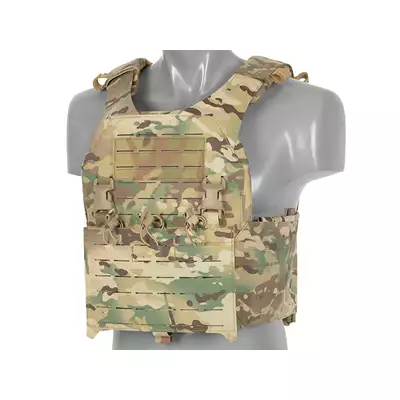 QRF Plate Carrier Laser-Cut Buckle Up with AR15/AK Magazine Pouch - Multicamo [8FIELDS]