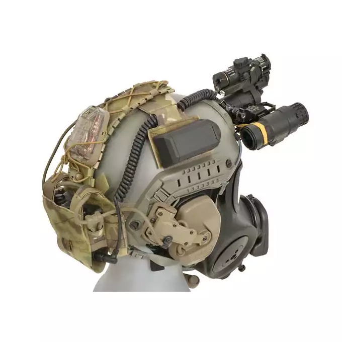 Laser-Cut Helmet Accessory Pouch - Multicamo Black [8FIELDS]