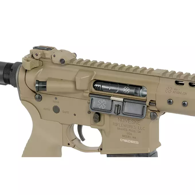 [Zestaw] Replika karabinka Noveske 7.5" DIPLOMAT Eshooter ETU, Gen-2 - FDE [EMG] + Ładowarka V3+ do akumulatorów LiPo/LiFe [IPower] + Akumulator Li-Po 1100mAh 11,1V 20C - Deans [IPower]