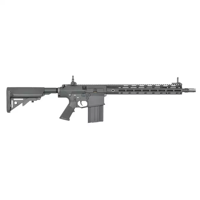 [Zestaw] Replika Airsoftowa EC-903 Edycja Advanced (ulepszony gearbox, programowalny ETU) - Black [E&amp;C] + Akumulator LI-PO 2200MAH 11,1V 20/40C - T-connector [8FIELDS] + Kompaktowa ładowarka LIPO B3Pro