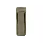 Single Laser-Cut Pistol Magazine Pouch with Flap - Ranger Green [8Fields]