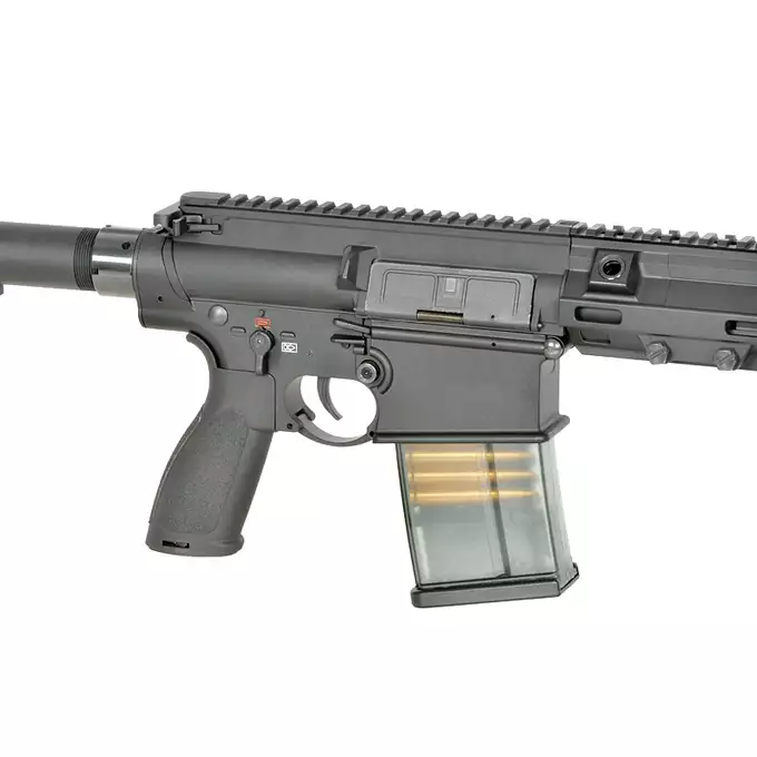 [Zestaw] Replika Airsoftowa EC-203 Edycja Advanced (ulepszony gearbox, programowalny ETU) - Black [E&amp;C] + Ładowarka V3+ do akumulatorów LiPo/LiFe [IPower] + Akumulator Li-Po 1100mAh 11,1V 20C - Deans [IPower]