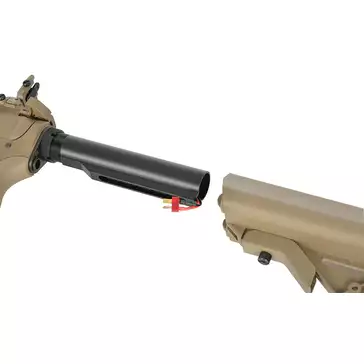 Noveske 10.5" Gen III Shorty 300BLK AEG Rifle  Eshooter ETU - Tan [EMG]