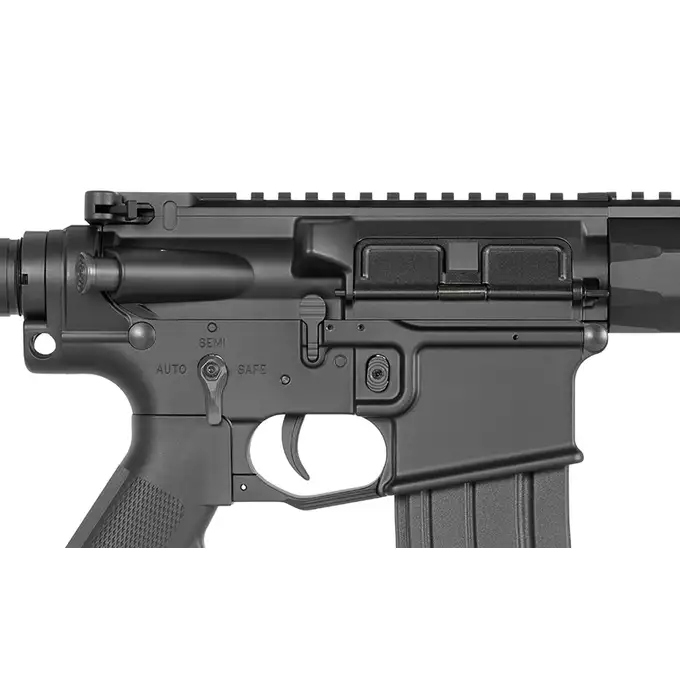 [Zestaw] Replika airsoftowa WE13 DSG 9,5" M4/AR-15, 50 RPS, ETU - Black [WELL PRO] + Magazynek Stanag M4/AR Mid-cap 90 kulek [WELL PRO]