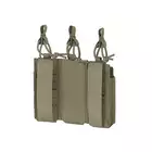 Triple Elastic Pistol Magazine Pouch Laser-Cut - Ranger Green [8Fields]
