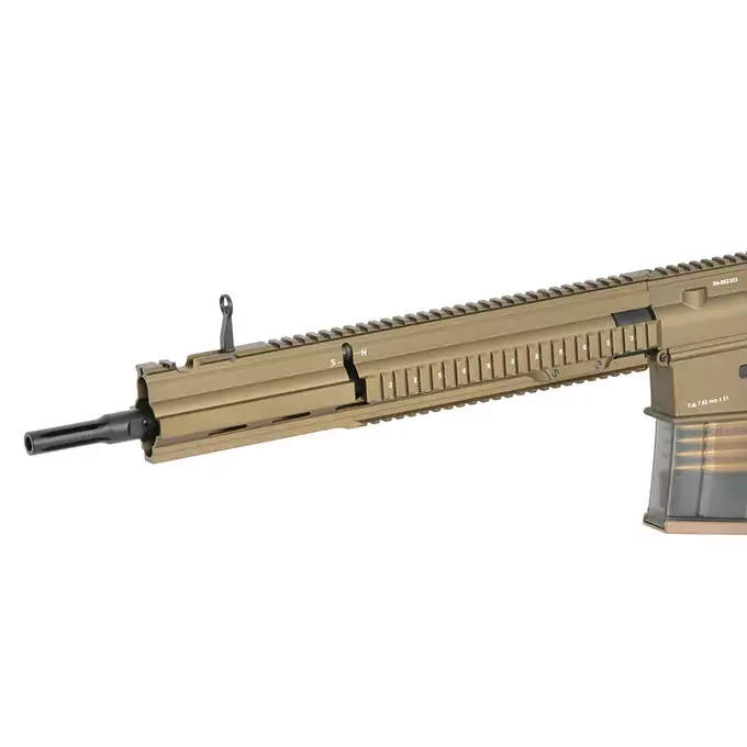 [Zestaw] Replika Airsoftowa EC-204 Edycja Advanced (ulepszony gearbox, programowalny ETU) - Dark Earth [E&amp;C] + Akumulator Li-Po 1200mAh 11,1V 20C - Deans [IPower] + Kompaktowa ładowarka LIPO B3Pro