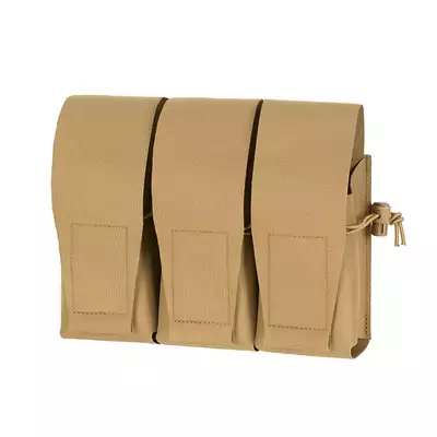 Potrójna ładownica na 6 magazynków AR15, Laser Cut - Tan [8FIELDS]