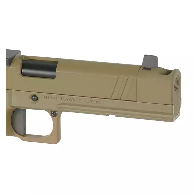 [Zestaw] Replika Nighthawk Sand Hawk - [RWA] + Mikrokolimator pistoletowy - Black [PCS]