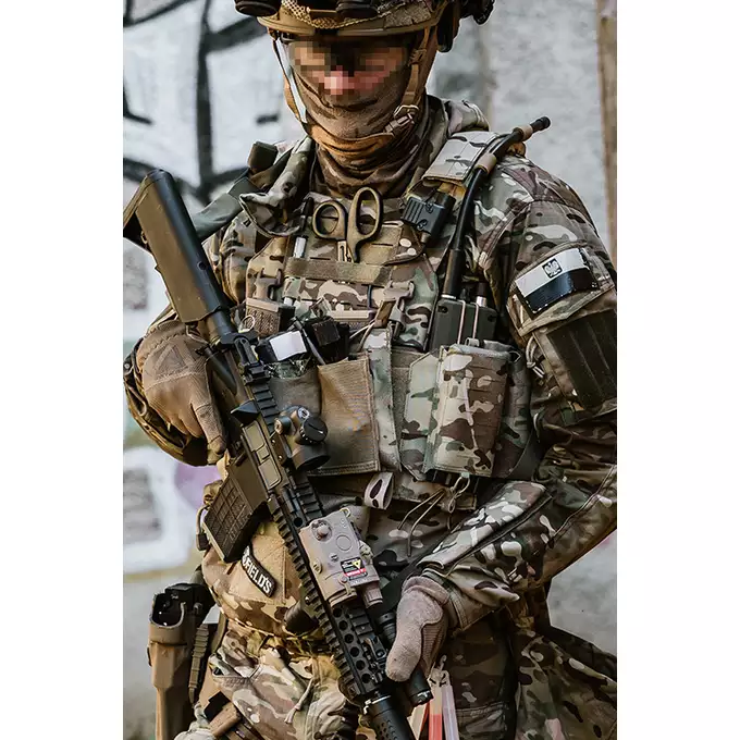 [Zestaw] Kamizelka Operator Plate Carrier Laser-Cut Buckle Up z ładownicą na magazynki AR/AK - Multicamo [8Fields] + Duża ładownica Laser-Cut ogólnego przeznaczenia - Multicamo [8FIELDS] + Panel Buckle Up Laser-Cut na 6 magazynków AR15/AK - Multicamo [8Fields]