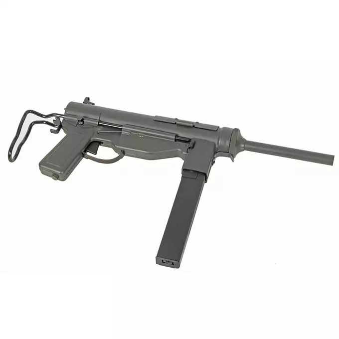 [Set] SW-06 M3A1 Grease Gun rifle - Full Metal [Snow Wolf] + V3+ Charger for LiPo/LiFe 2S/3S [IPower] + Battery Li-Po 1100mAh 7,4V 20C [IPower]