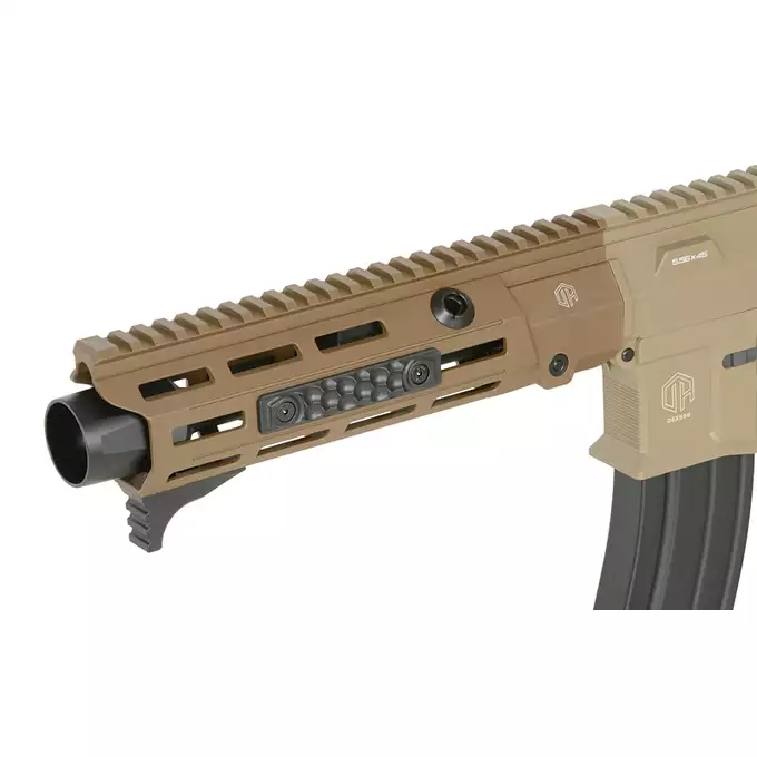 [Zestaw] M923G DEX556 5.56 - Tan [DE Airsoft] + Akumulator Li-Po 1100mAh 11,1V 20C - Deans [IPower] + Ładowarka V3+ do akumulatorów LiPo/LiFe [IPower]