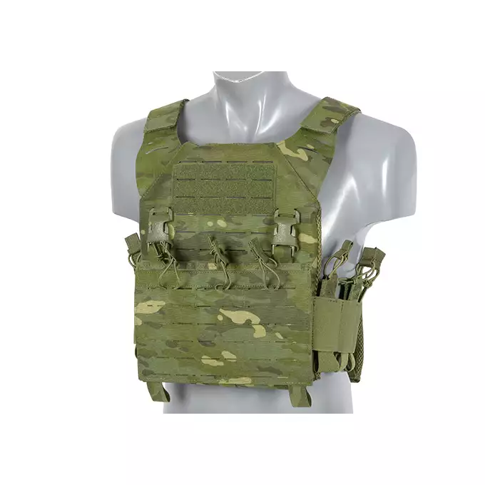 [Zestaw] Kamizelka Recon Plate Carrier Laser-Cut Buckle Up z ładownicą na magazynki AR/AK - MT [8Fields] + Duża ładownica Laser-Cut ogólnego przeznaczenia - MT [8FIELDS] + Panel Buckle Up Laser-Cut na 6 magazynków AR15/AK - MT [8Fields]