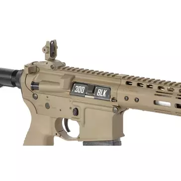 Noveske 10.5" Gen III Shorty 300BLK AEG Rifle  Eshooter ETU - Tan [EMG]