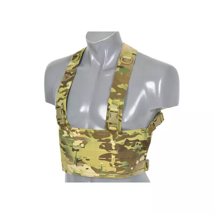 [Zestaw] Kamizelka Chest rig Laser-Cut - Multicamo [8Fields] + Panel Laser-Cut z ładownicami na 3 magazynki AR15 - Multicamo [8Fields] + Duża ładownica Laser-Cut ogólnego przeznaczenia - Multicamo [8FIELDS]