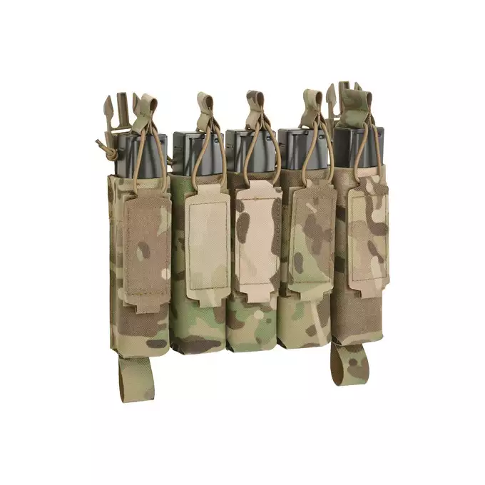 MP5 5-Magazine Pouch, Buckle-Up, Laser-Cut - Multicamo [8FIELDS]