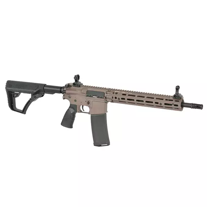 [Zestaw] Replika Daniel Defense M4A1 RIII 14.5" Eshooter ETU, GEN-2 - FDE [EMG] + Ładowarka V3+ do akumulatorów LiPo/LiFe [IPower] + Akumulator Li-Po 1100mAh 11,1V 20C - Deans [IPower]