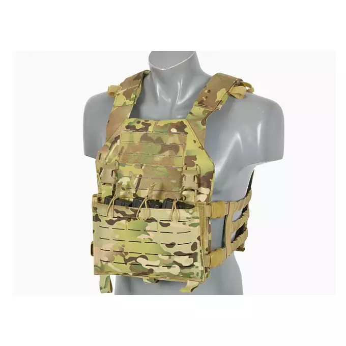 [Zestaw] Kamizelka Assault Plate Carrier Laser-Cut Buckle Up z ładownicą na magazynki AR/AK - Multicamo [8Fields] + Duża ładownica Laser-Cut ogólnego przeznaczenia - Multicamo [8FIELDS] + Panel Buckle Up Laser-Cut na 6 magazynków AR15/AK - Multicamo [8Fields]
