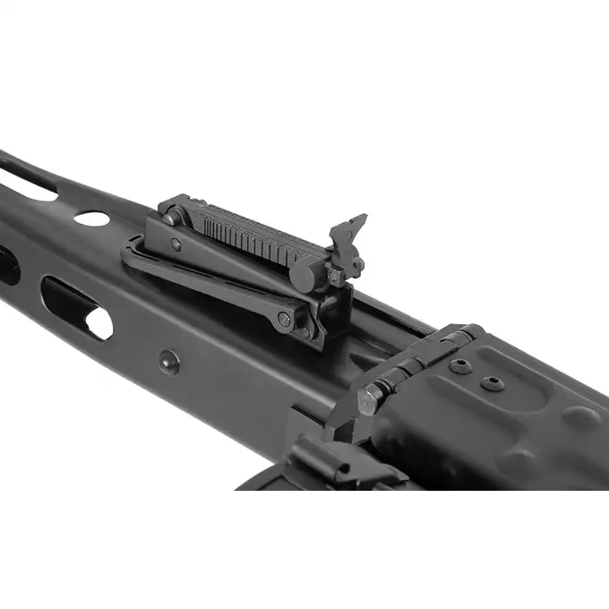 [Zestaw] Replika Karabinu Maszynowego MG42 Full Metal AEG -  Real Wood [AGM] + Akumulator Li-Po 1500mAh 11,1V 20/40C [VB] + Kompaktowa ładowarka LIPO B3Pro