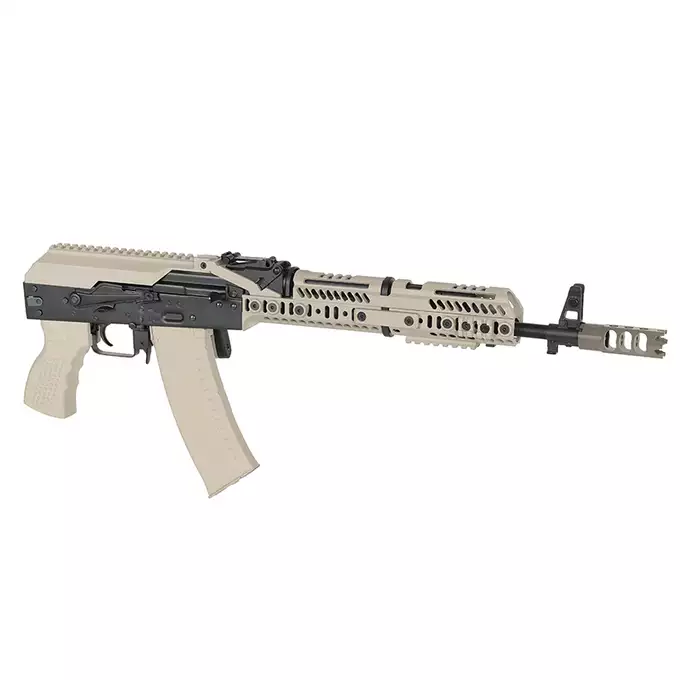 CM.113A AK74 Tactical Rifle Eshooter, GEN-2 - TAN [CYMA Platinum]