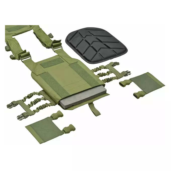 [Zestaw] Kamizelka Assault Plate Carrier Laser-Cut Buckle Up z ładownicą na magazynki AR/AK - Coyote [8Fields] + Duża ładownica Laser-Cut ogólnego przeznaczenia - Coyote [8FIELDS] + Panel Buckle Up Laser-Cut na 6 magazynków AR15/AK - Coyote [8Fields]