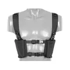 Chest Rig with Two Pouches for 6 AR / AK Magazines, Laser Cut - Black [8FIELDS]