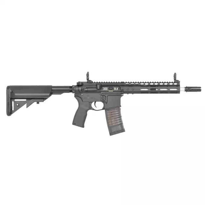 [Zestaw] Replika karabinka Noveske 10.5" Gen III Shorty 300BLK  Eshooter ETU - Black [EMG] + Ładowarka V3+ do akumulatorów LiPo/LiFe [IPower] + Akumulator Li-Po 1100mAh 11,1V 20C - Deans [IPower]