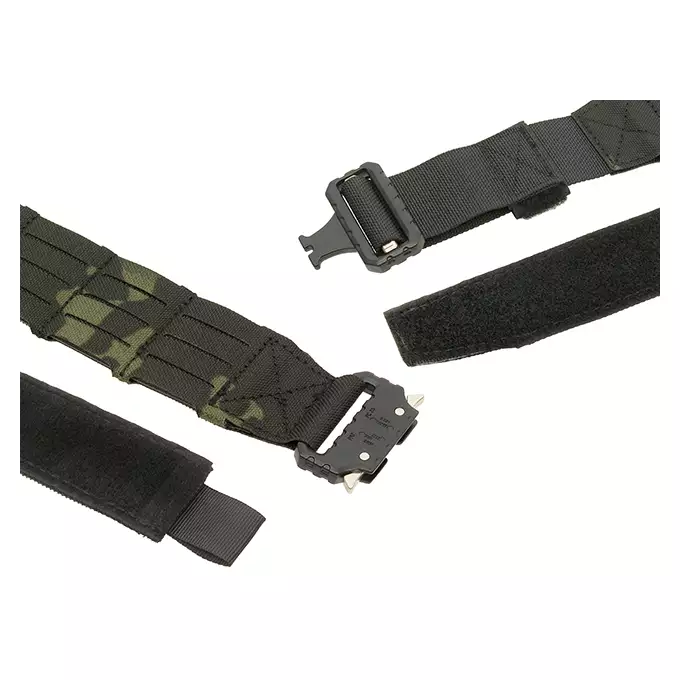 [Zestaw] Pas taktyczny Laser-Cut - M - MB [8Fields] + Potrójna ładownica pistoletowa Laser-Cut z klapą - Mb [8Fields] + Horyzontalna ładownica generalnego użytku Laser-Cut - MB [8Fields]