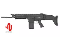 Licensed FN SCAR-H CM.063H Replica with Eshooter ETU, GEN-2 - BLACK [EMG]