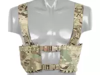 Chest Rig with Two Pouches for 6 AR / AK Magazines, Laser Cut - MC [8FIELDS]