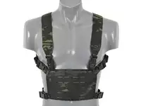 Lightweight Laser-Cut Chest Rig - Multicamo Black [8FIELDS]