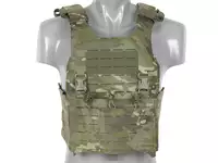 QRF Plate Carrier Laser-Cut Buckle Up with AR15/AK Magazine Pouch - Multicamo Tropic [8FIELDS]