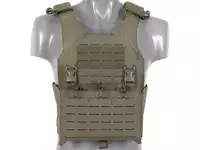 QRF Plate Carrier Laser-Cut Buckle Up with AR15/AK Magazine Pouch - Ranger Green [8FIELDS]