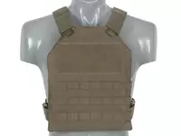 Prosty Plate Carrier z atrapami miękkich wkładów balistycznych - Ranger Green [8FIELDS]