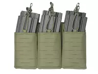 Laser Cut Panel with Pouches for 6 AR15 / AK Magazines - Ranger Green [8FIELDS]