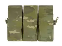 Triple Pouch for 6 AR15 Magazines, Laser Cut - Multicamo Tropic [8FIELDS]
