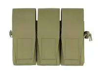 Triple Pouch for 6 AR15 Magazines, Laser Cut - Olive [8FIELDS]