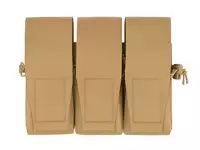 Triple Pouch for 6 AR15 Magazines, Laser Cut - Tan [8FIELDS]