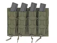 MOLLE Speed Quad MP5/SMG Magazine Pouch - Ranger Green [8FIELDS]