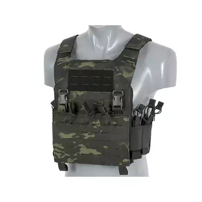 [Zestaw] Kamizelka Recon Plate Carrier Laser-Cut Buckle Up z ładownicą na magazynki AR15/AK - MB [8Fields] + Duża ładownica Laser-Cut ogólnego przeznaczenia - MB [8FIELDS] + Panel Buckle Up Laser-Cut na 6 magazynków AR15/AK - MB [8Fields]