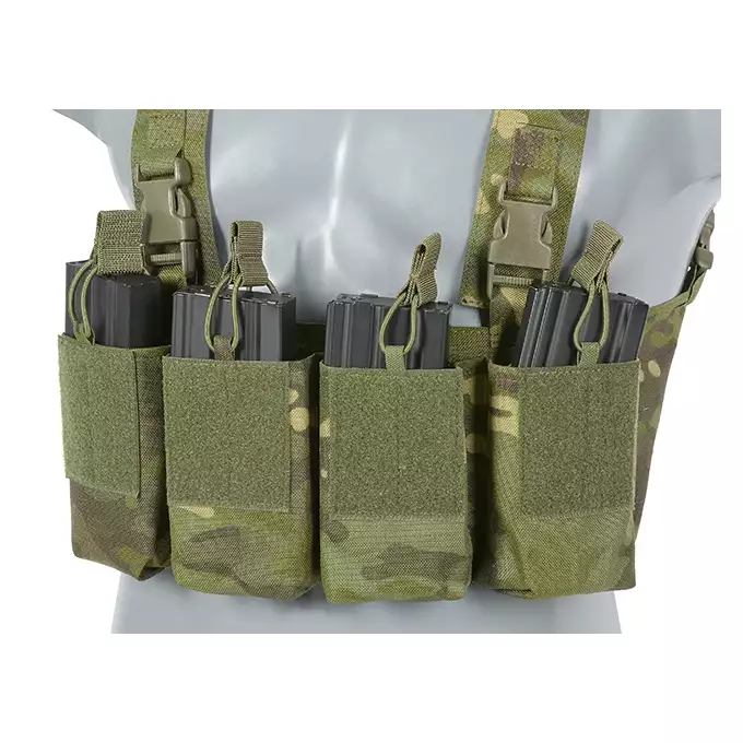 Chest Rig Laser-Cut with AR/AK Pouches - MT [8Fields]