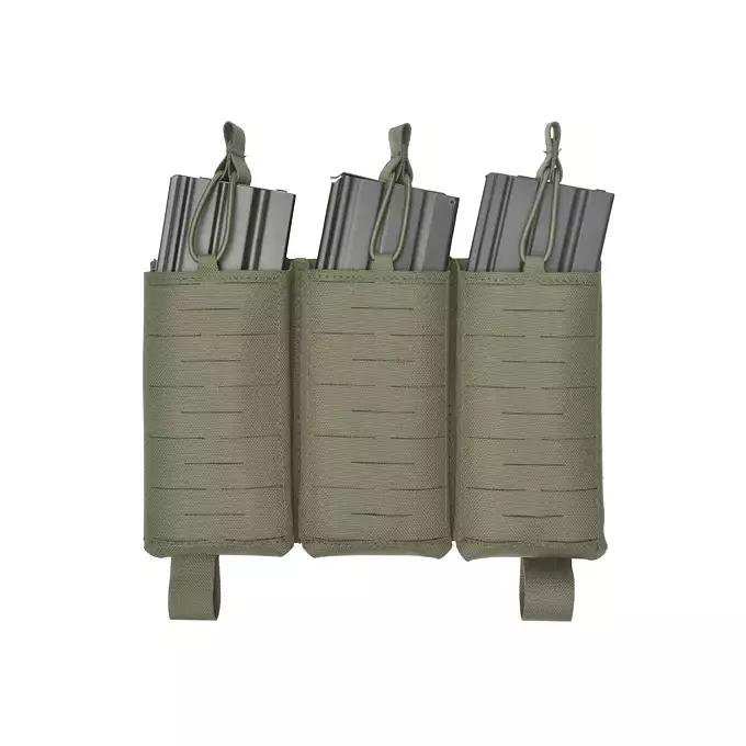Panel Buckle Up Laser-Cut for 3 AR15/AK Magazines - Ranger Green [8Fields]