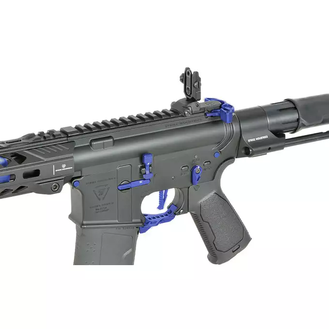 Strike industries 4" Raiders Competition PDW AEG Rifle - Blue [EMG]
