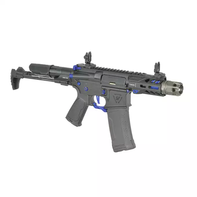 Réplique Carabine Strike industries 4" Raiders Competition PDW - Blue [EMG]
