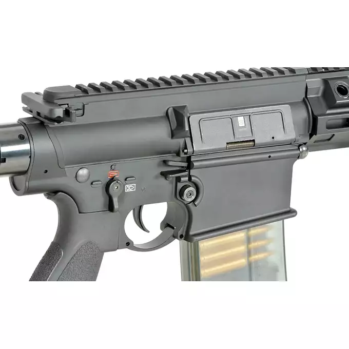 [Zestaw] Replika Airsoftowa EC-203 Edycja Advanced (ulepszony gearbox, programowalny ETU) - Black [E&amp;C] + Ładowarka V3+ do akumulatorów LiPo/LiFe [IPower] + Akumulator Li-Po 1100mAh 11,1V 20C - Deans [IPower]
