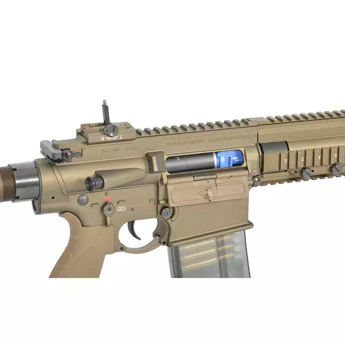 [Zestaw] Replika Airsoftowa EC-204 Edycja Advanced (ulepszony gearbox, programowalny ETU) - Dark Earth [E&amp;C] + Akumulator Li-Po 1200mAh 11,1V 20C - Deans [IPower] + Kompaktowa ładowarka LIPO B3Pro