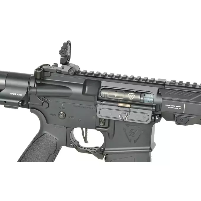 [Zestaw] Replika Karabinka Strike industries 4" Raiders PDW - Black [EMG] + Ładowarka V3+ do akumulatorów LiPo/LiFe [IPower] + Akumulator Li-Po 1100mAh 11,1V 20C - Deans [IPower]